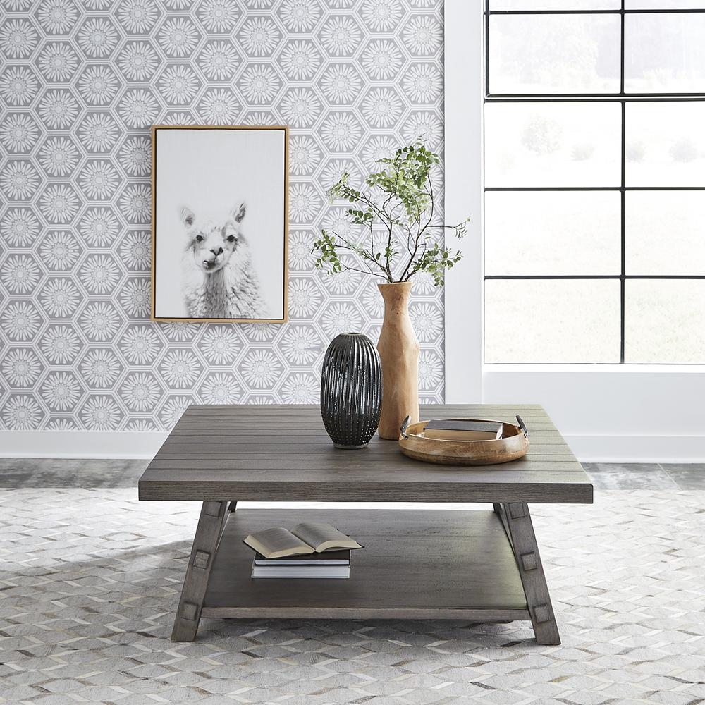 Oversized Square Cocktail Table. Picture 2