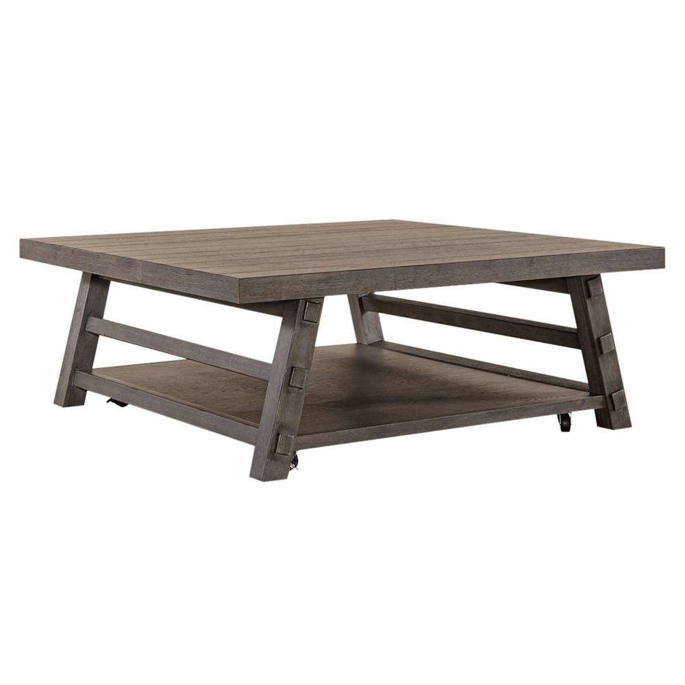 Oversized Square Cocktail Table. Picture 1