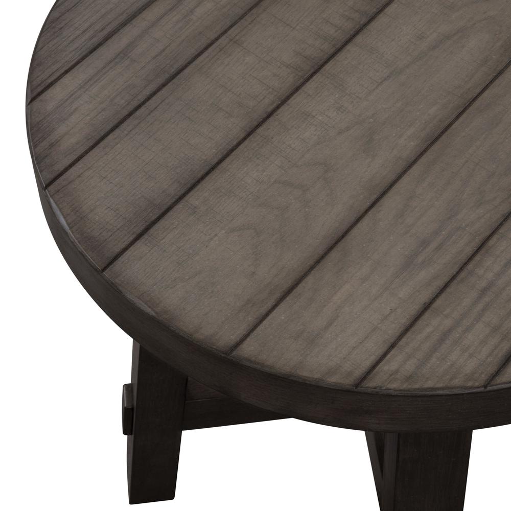 Splay Leg Round End Table. Picture 3