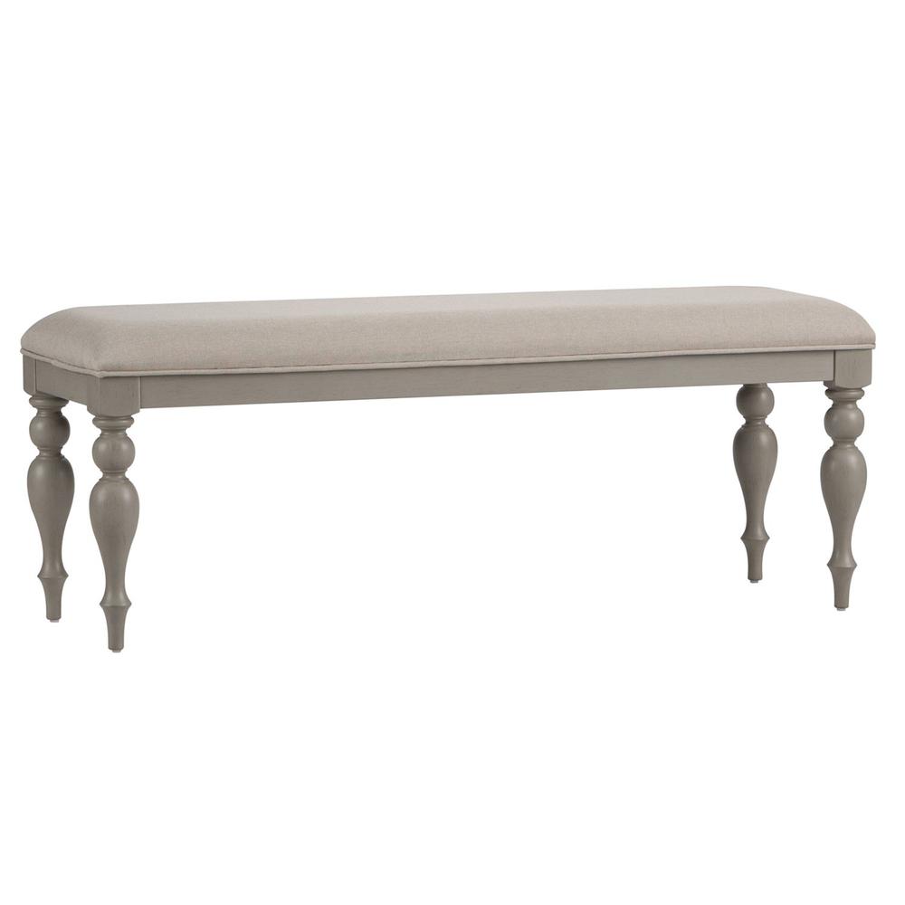 Summer House Bench in Dove Gray. Picture 1