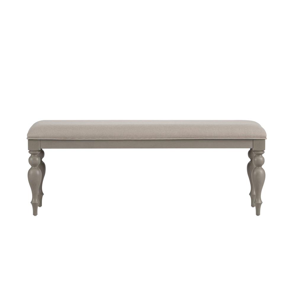 Summer House Bench in Dove Gray. Picture 4