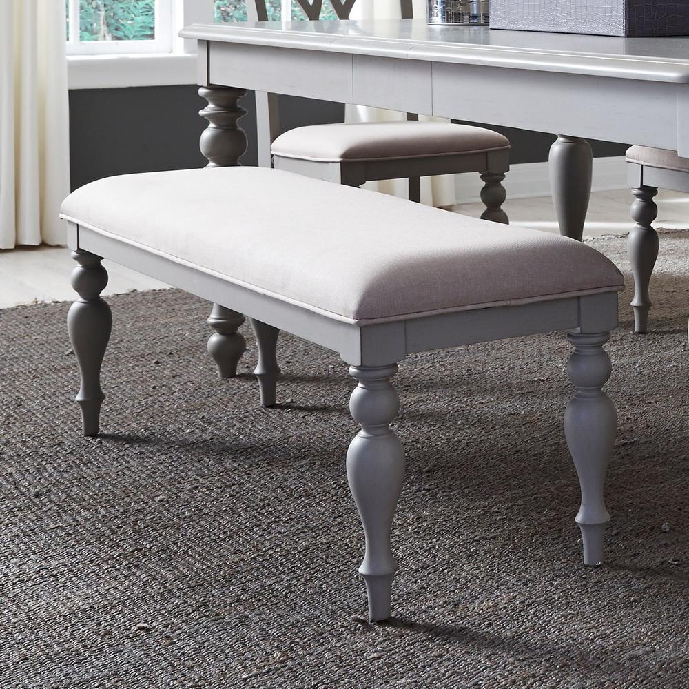 Summer House Bench in Dove Gray. Picture 5