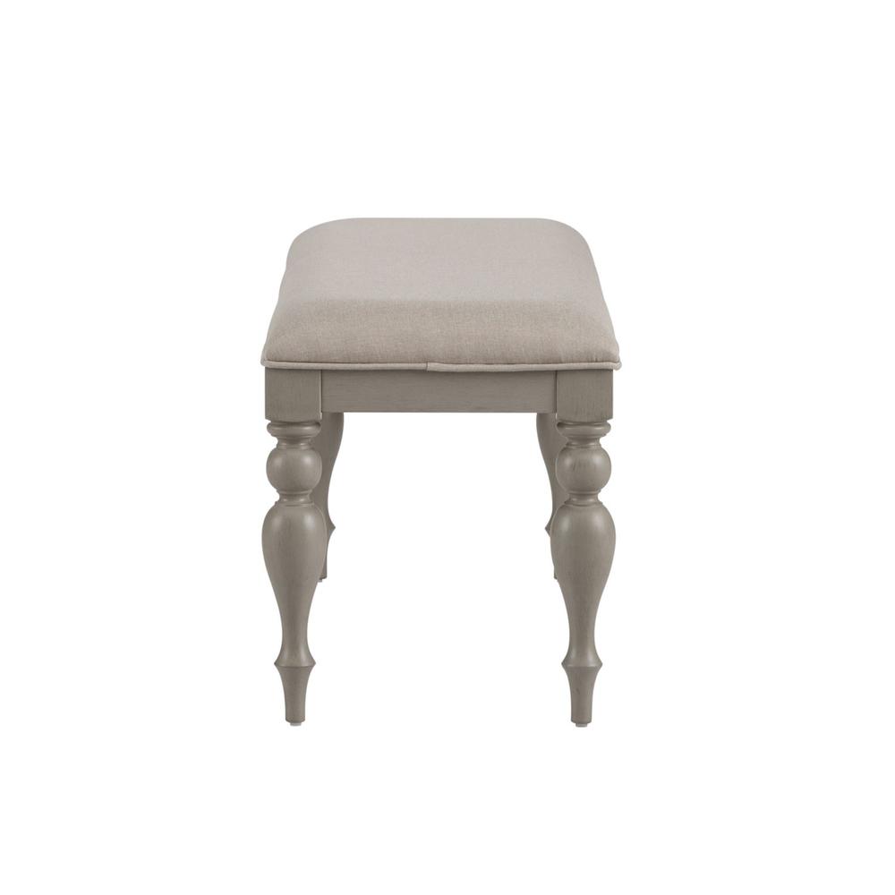 Summer House Bench in Dove Gray. Picture 2