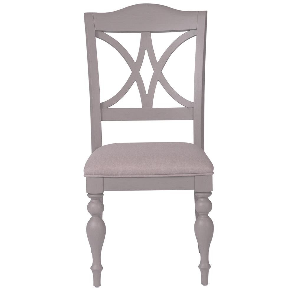 Summer House Slat Back Side Chair (RTA) in Dove Gray. Picture 5