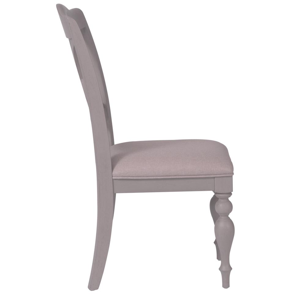 Summer House Slat Back Side Chair (RTA) in Dove Gray. Picture 2