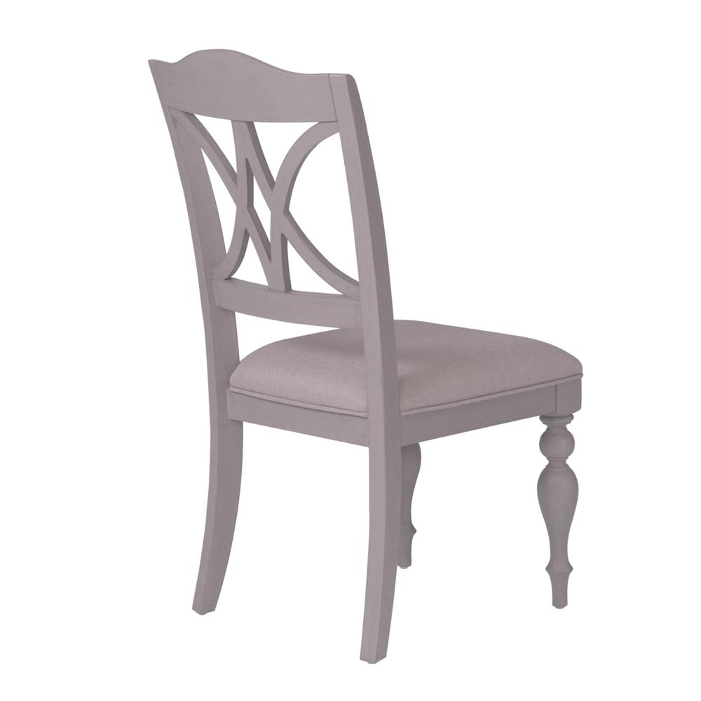 Summer House Slat Back Side Chair (RTA) in Dove Gray. Picture 3