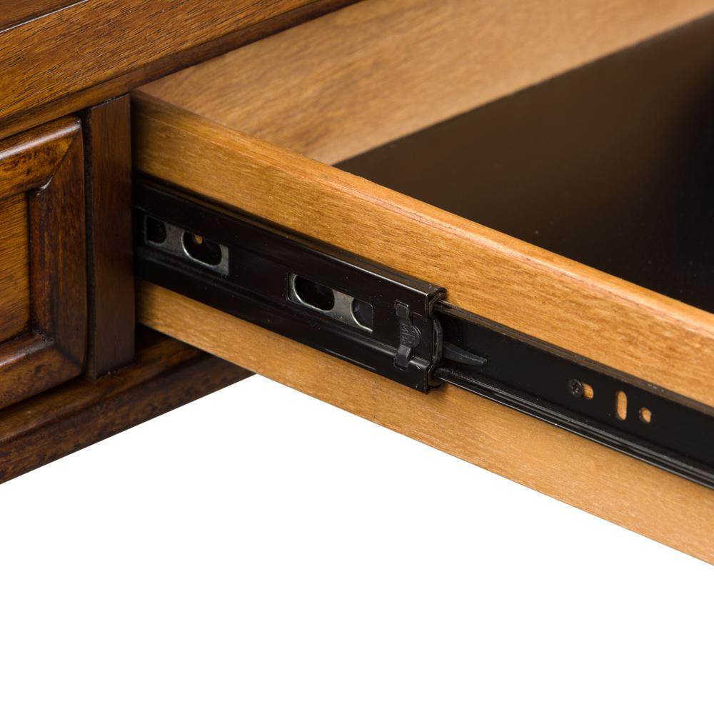 Arlington House Writing Desk in Cobblestone Brown. Picture 7
