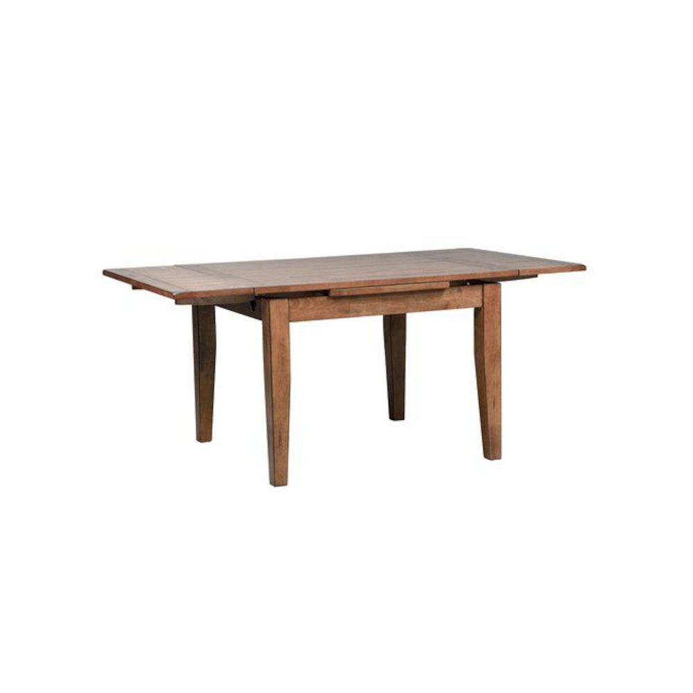 Treasures Optional 5 Piece Retractable Table Set in Rustic Oak. Picture 2