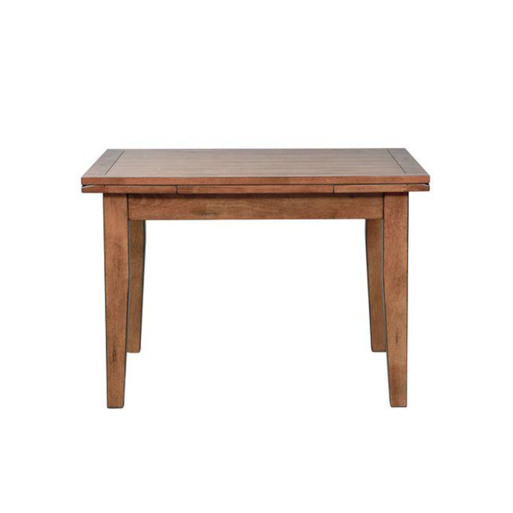 Treasures Optional 5 Piece Retractable Table Set in Rustic Oak. Picture 5