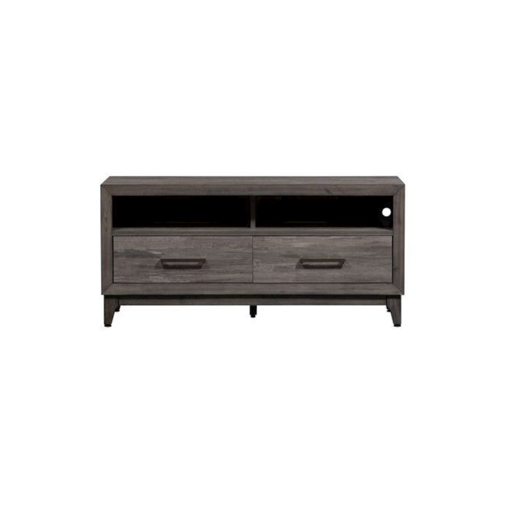 Mercury 47 Inch TV Console in Driftwood Gray. Picture 2