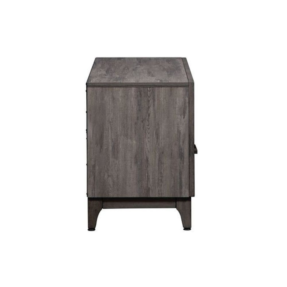Mercury 47 Inch TV Console in Driftwood Gray. Picture 4