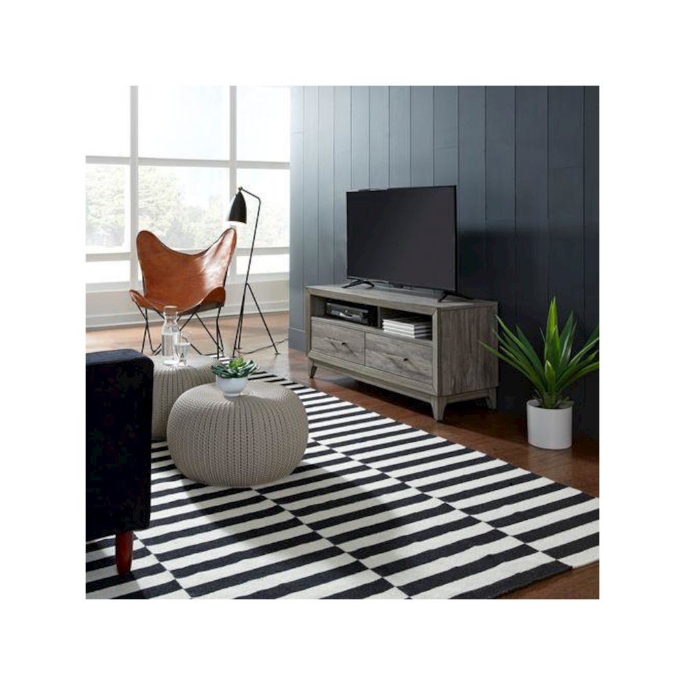 Mercury 47 Inch TV Console in Driftwood Gray. Picture 6