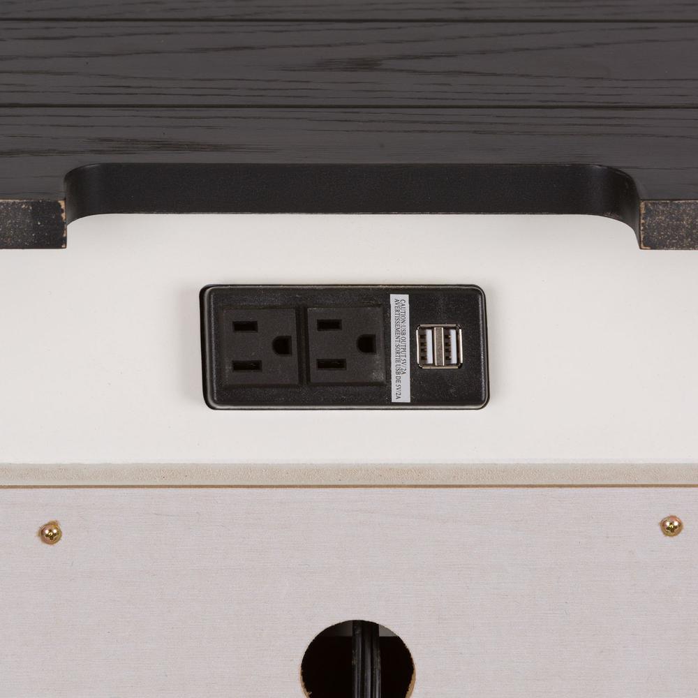 Night Stand w/ Charging Station. Picture 4