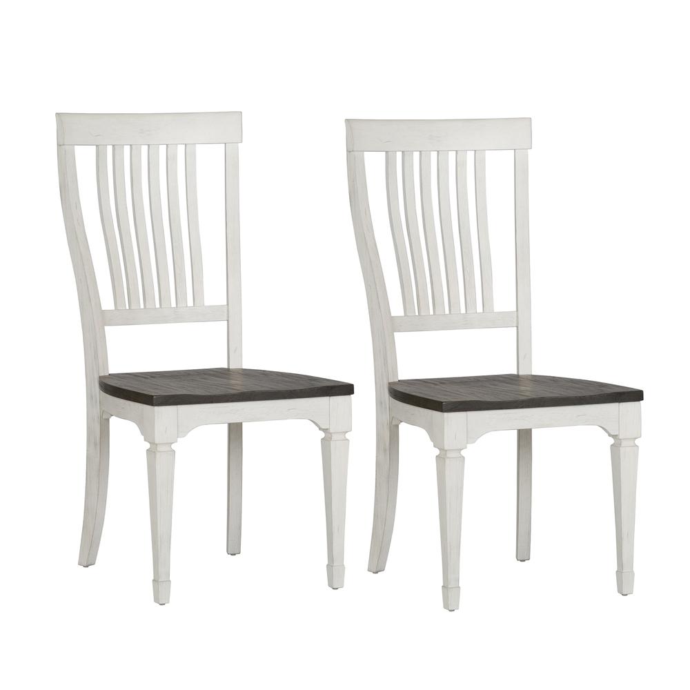 Slat Back Side Chair (RTA)-Set of 2. Picture 1