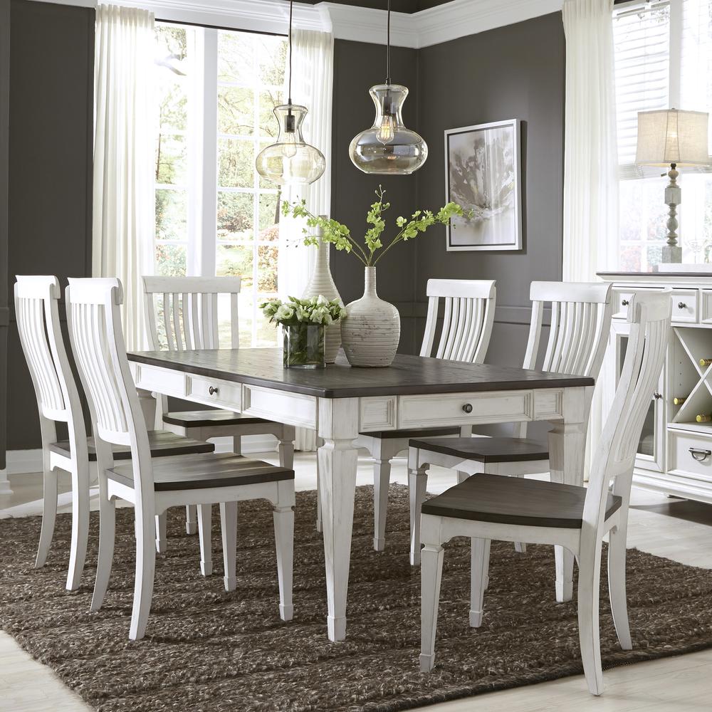 Slat Back Side Chair (RTA)-Set of 2. Picture 5