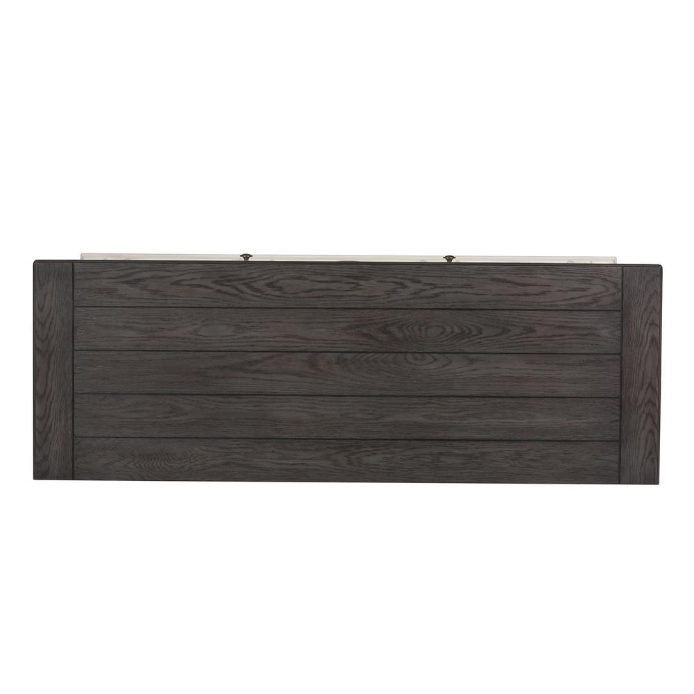 Allyson Park Allyson Park Buffet in Wirebrushed White w/ Charcoal Top. Picture 5