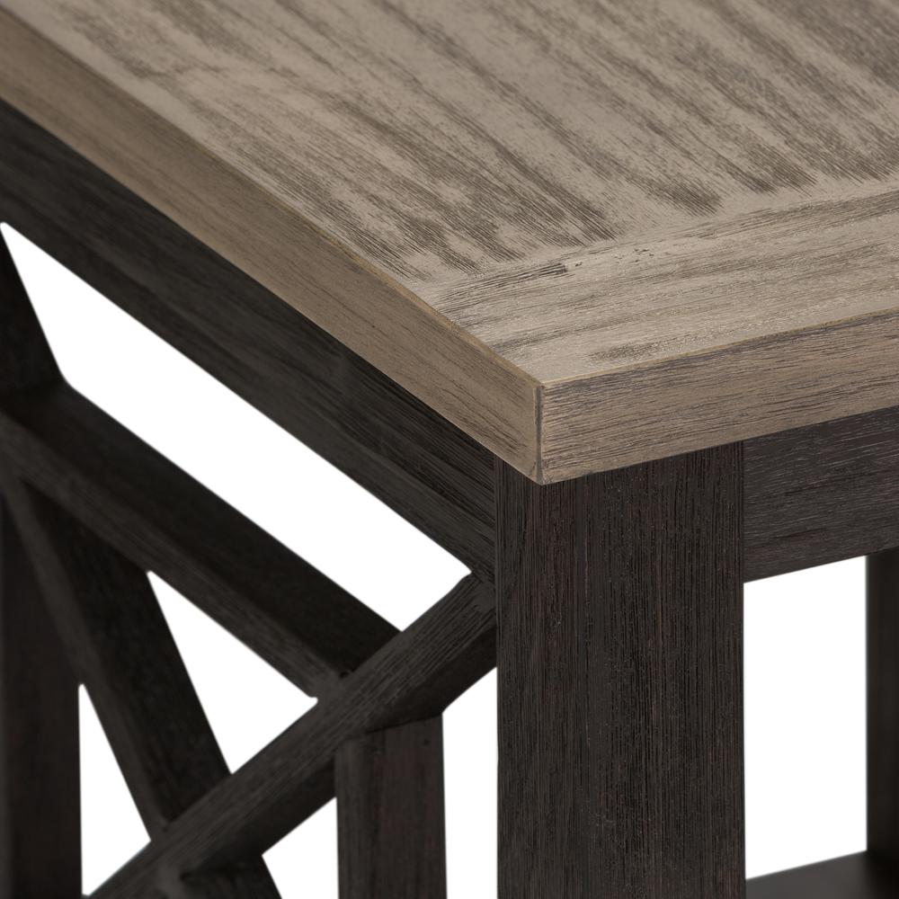 Heatherbrook Heatherbrook end table in Charcoal. Picture 5