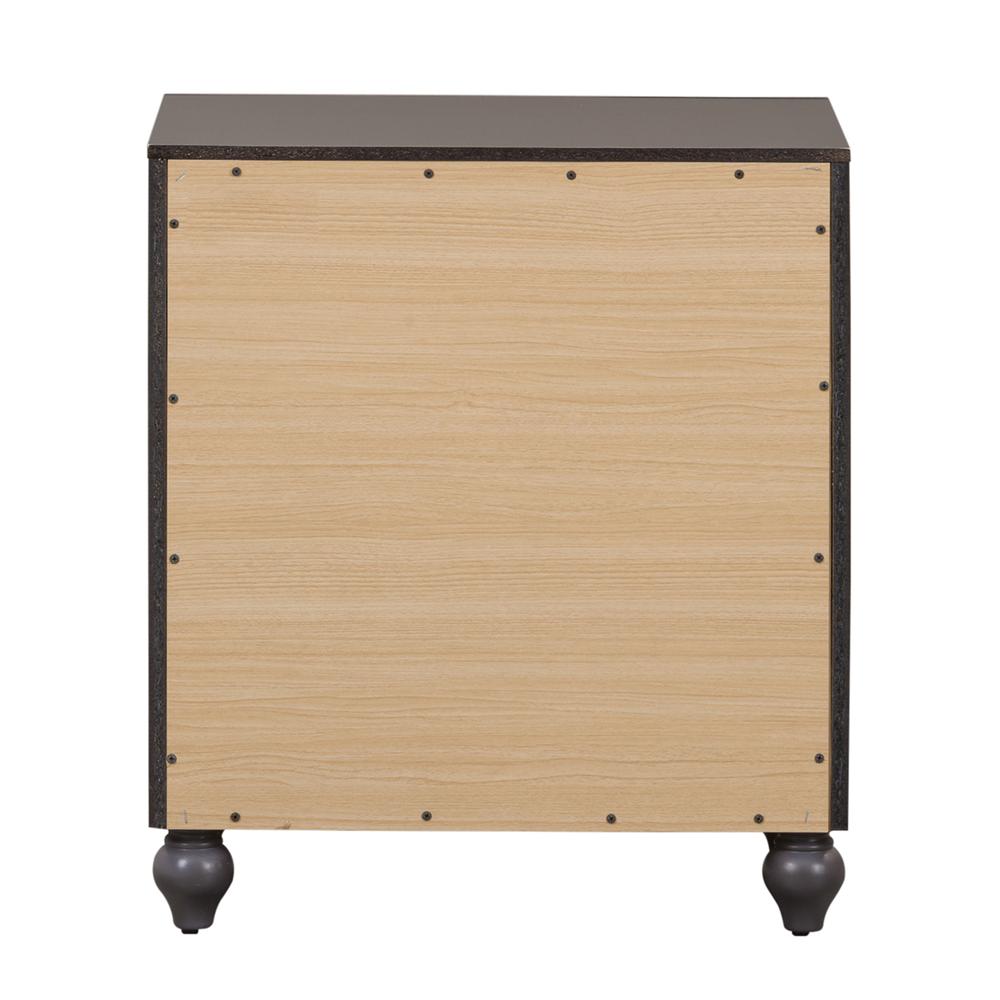 Cottage View Night Stand in Dark Gray. Picture 5