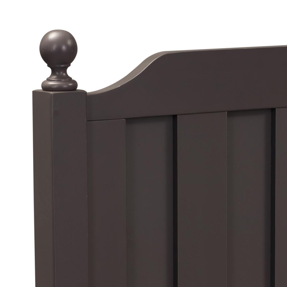 Cottage View Twin Panel Bed in Dark Gray. Picture 4