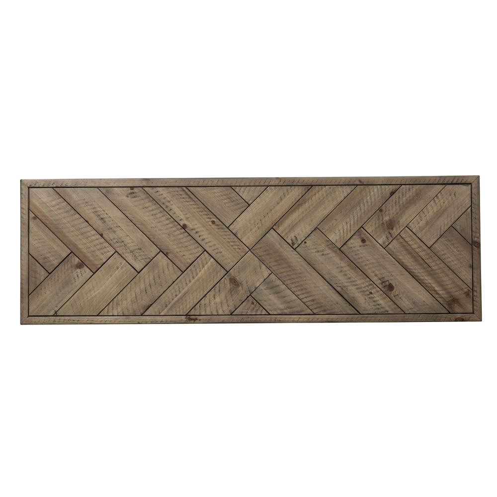 Horizons Bench (RTA) in Rustic Caramel. Picture 4