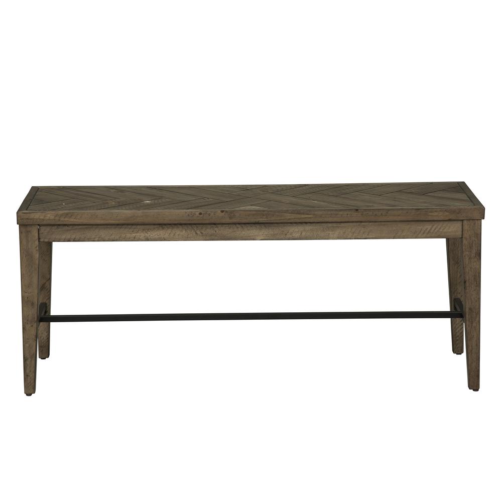 Horizons 6 Piece Rectangular Table Set in Rustic Caramel. Picture 11