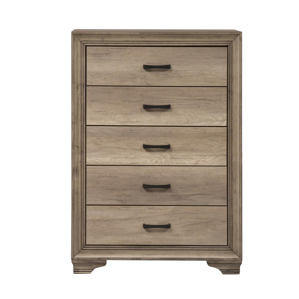 Sun Valley 5 Drawer Chest in Sandstone. Picture 2