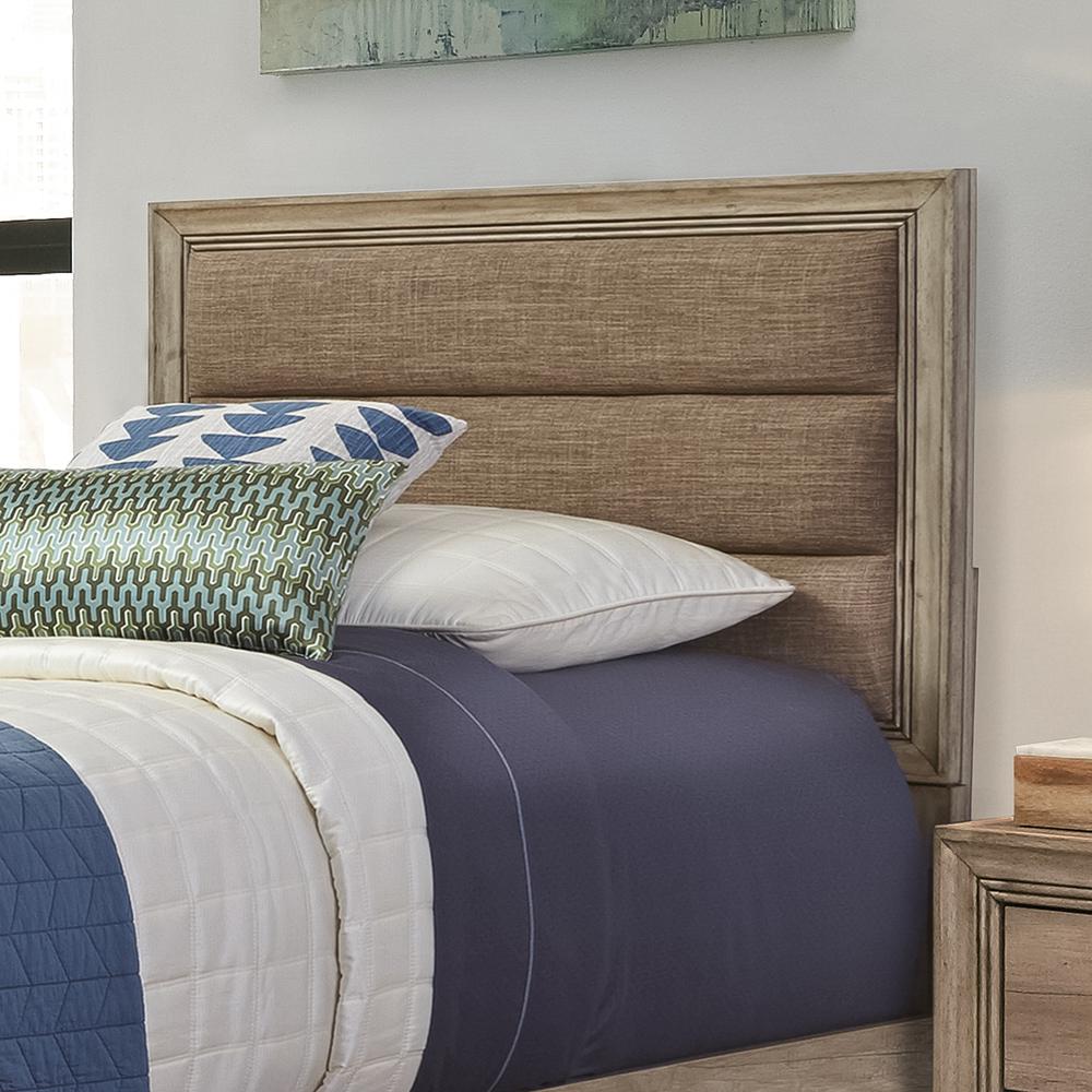 Sun Valley Twin Upholstered Bed in Sandstone. Picture 7