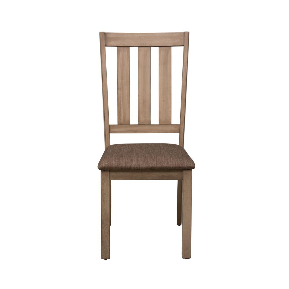 Sun Valley Slat Back Side Chair (RTA) in Sandstone. Picture 2