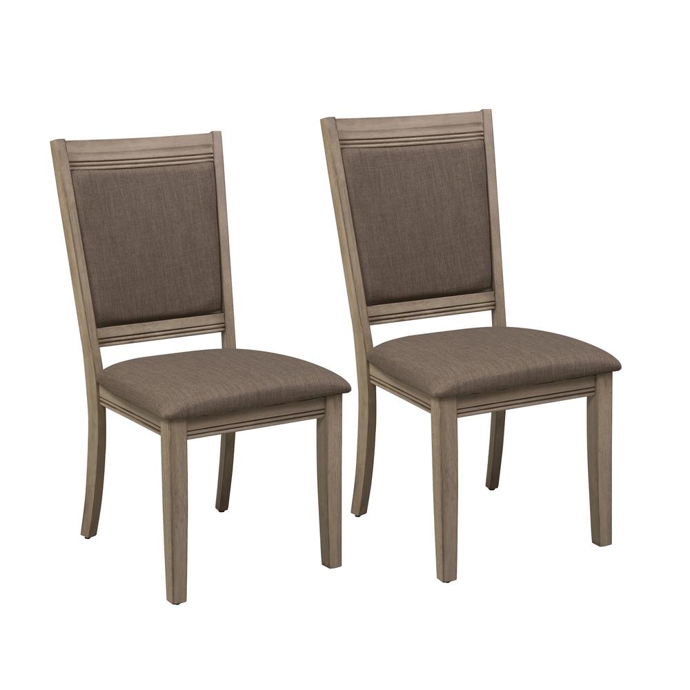 Sun Valley Upholstered Side Chair (RTA)-Set of 2 in Sandstone. Picture 1