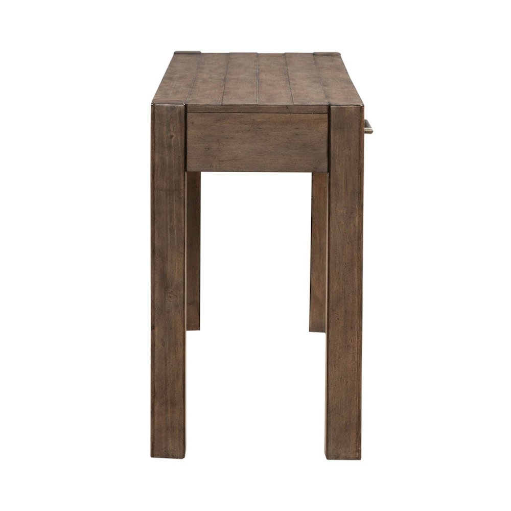 Broadmore Living Room Console Table - Cobblestone Brown. Picture 4