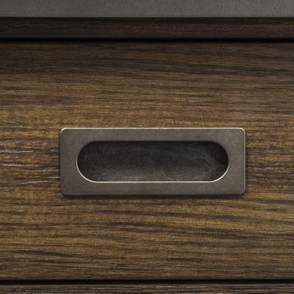 Stone Brook Computer Credenza in Rustic Saddle. Picture 12