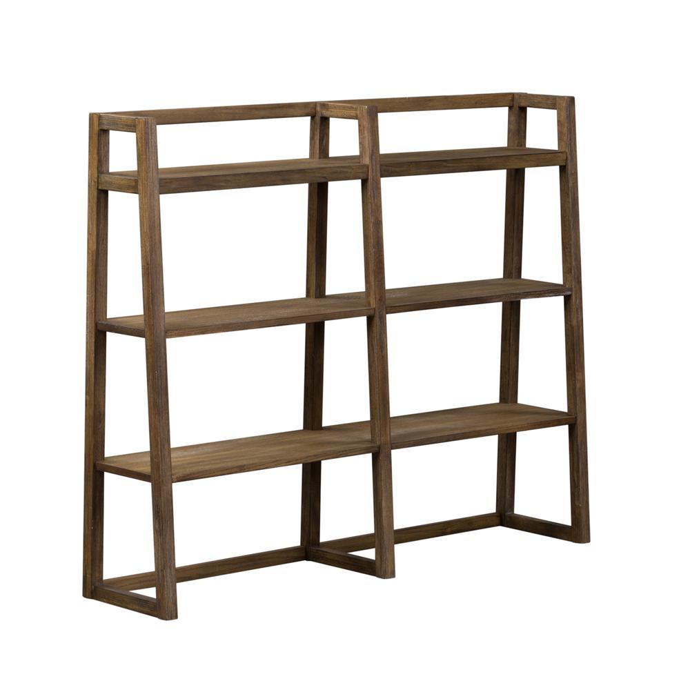 Stone Brook Jr Executive Credenza in Rustic Saddle. Picture 4