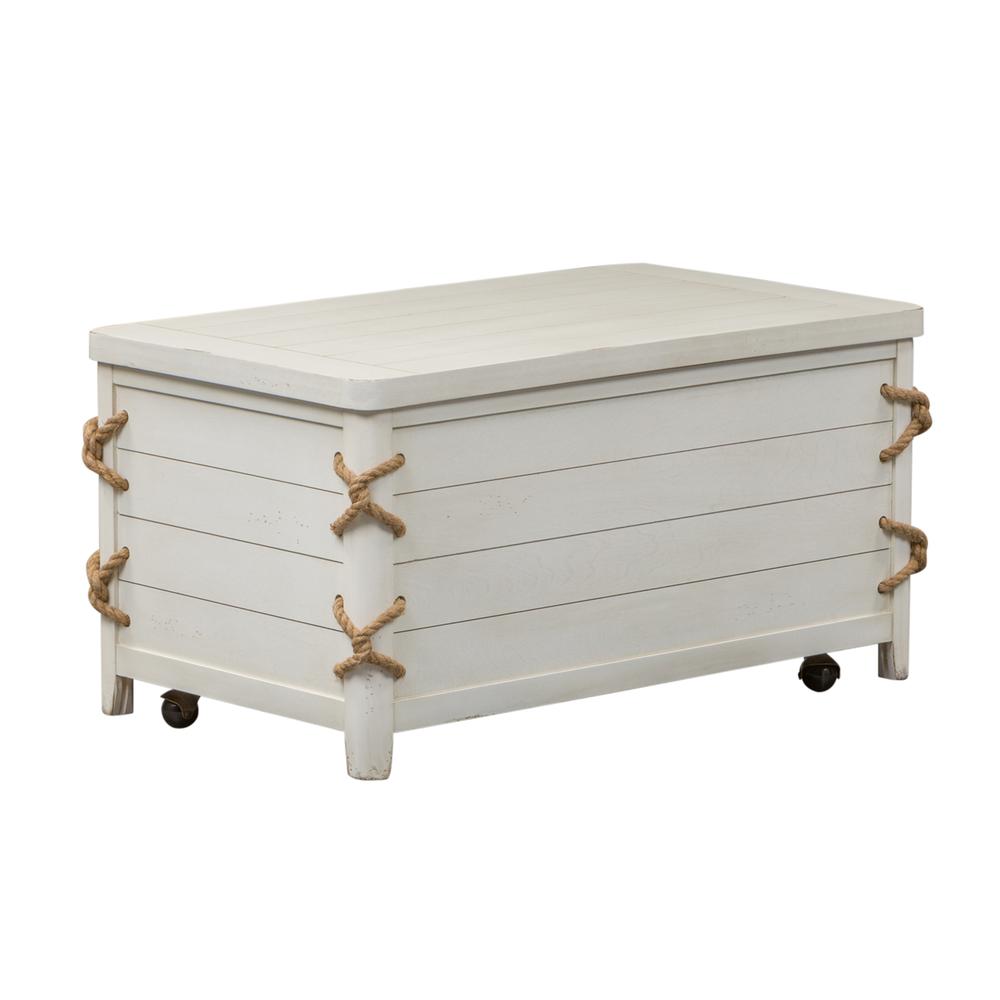 Dockside Storage Trunk in White. Picture 3