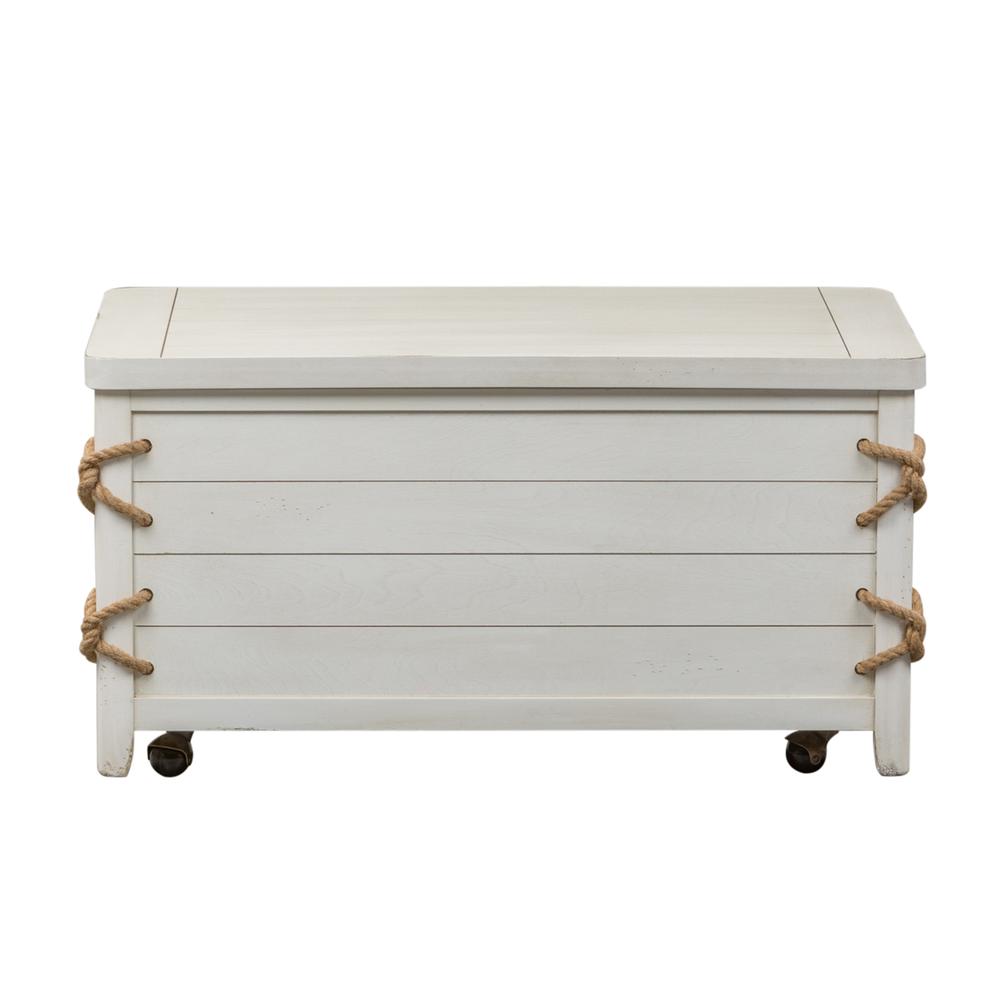 Dockside Storage Trunk in White. Picture 4
