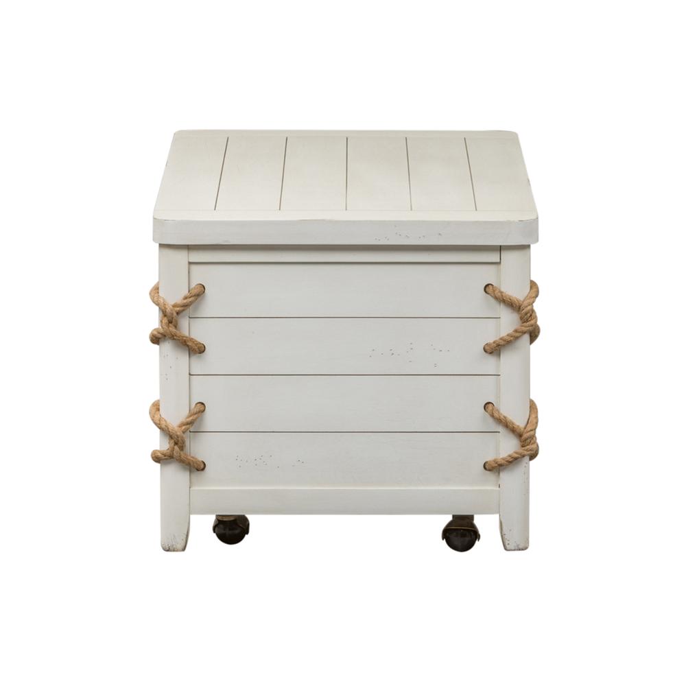 Dockside Storage Trunk in White. Picture 5