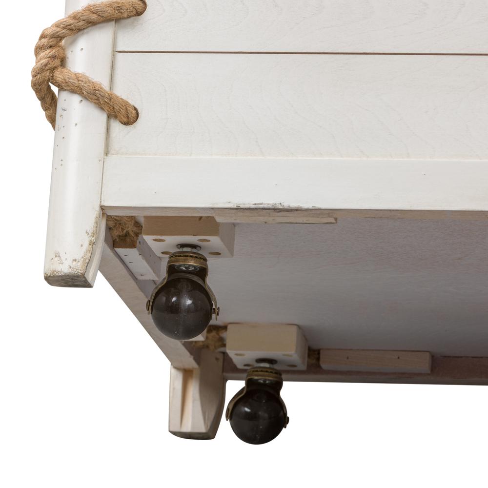 Dockside Storage Trunk in White. Picture 9