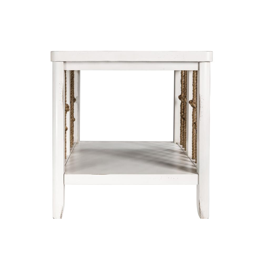 Dockside End Table in White. Picture 3