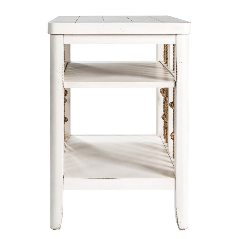 Dockside Chair Side Table in White. Picture 3