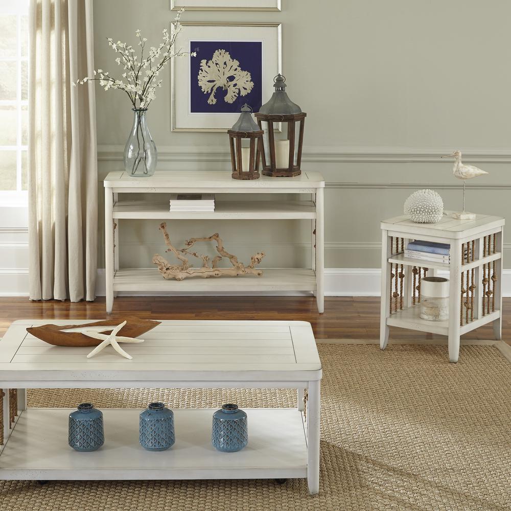Dockside Chair Side Table in White. Picture 5