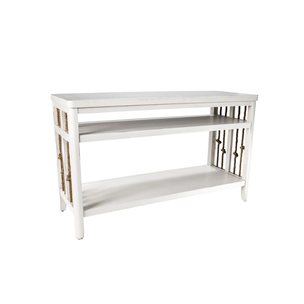 Dockside Sofa Table in White. Picture 1
