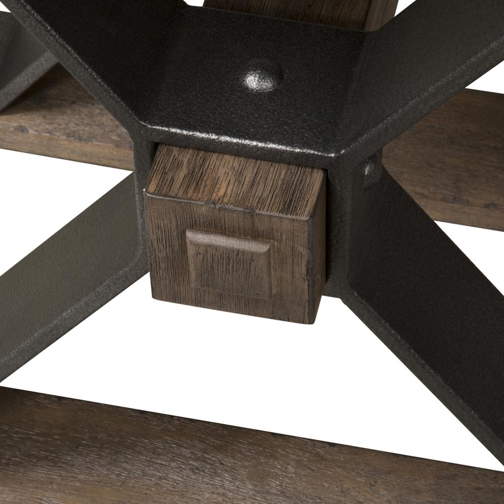 Sonoma Road Rectangular Cocktail Table in Weathered Beaten Bark. Picture 6