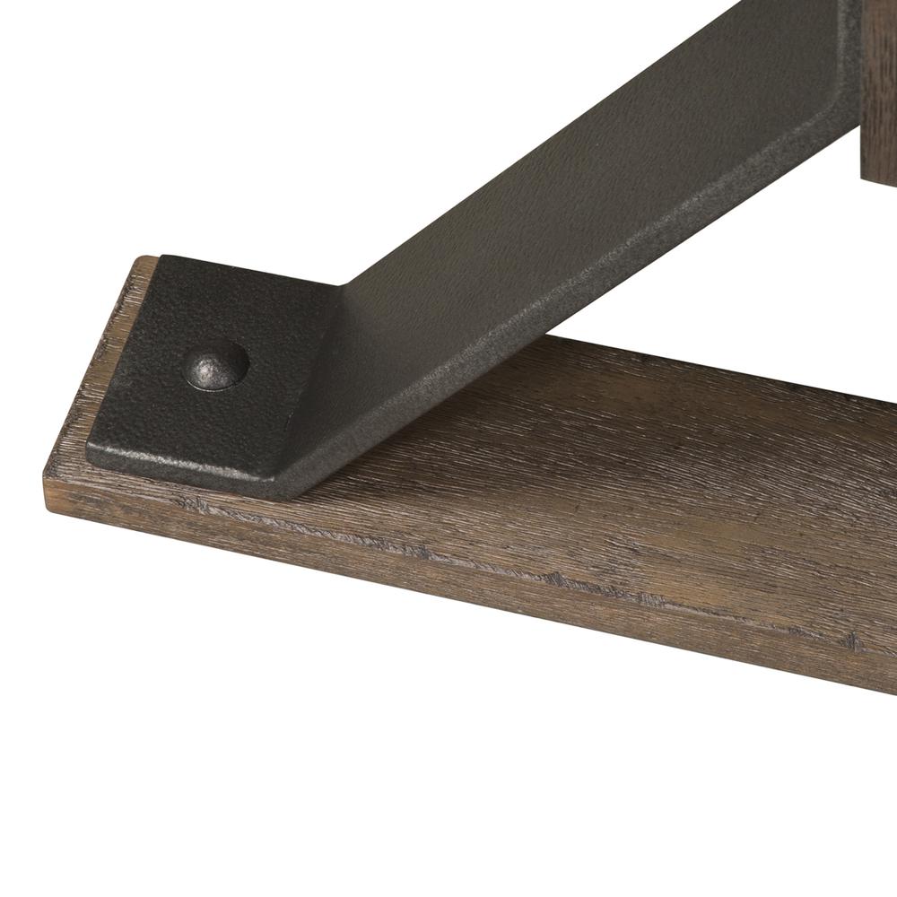 Sonoma Road Rectangular Cocktail Table in Weathered Beaten Bark. Picture 7