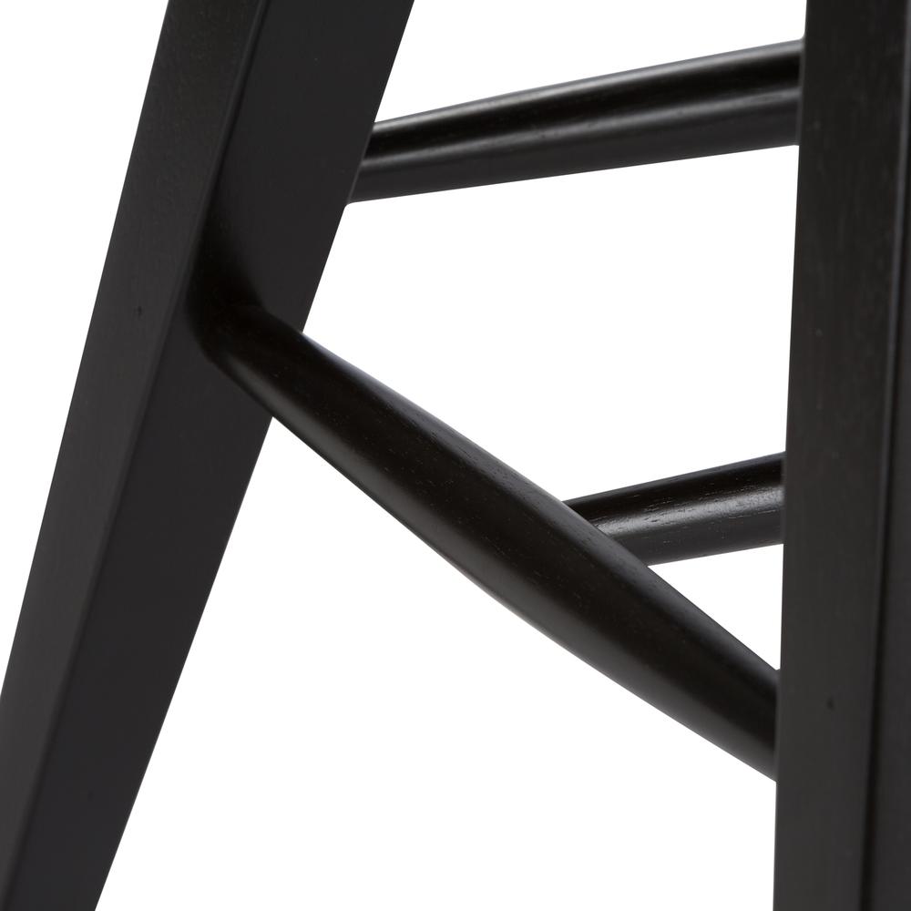 Hearthstone Ridge Windsor Back Side Chair - Black-Set of 2 in Tobacco. Picture 7