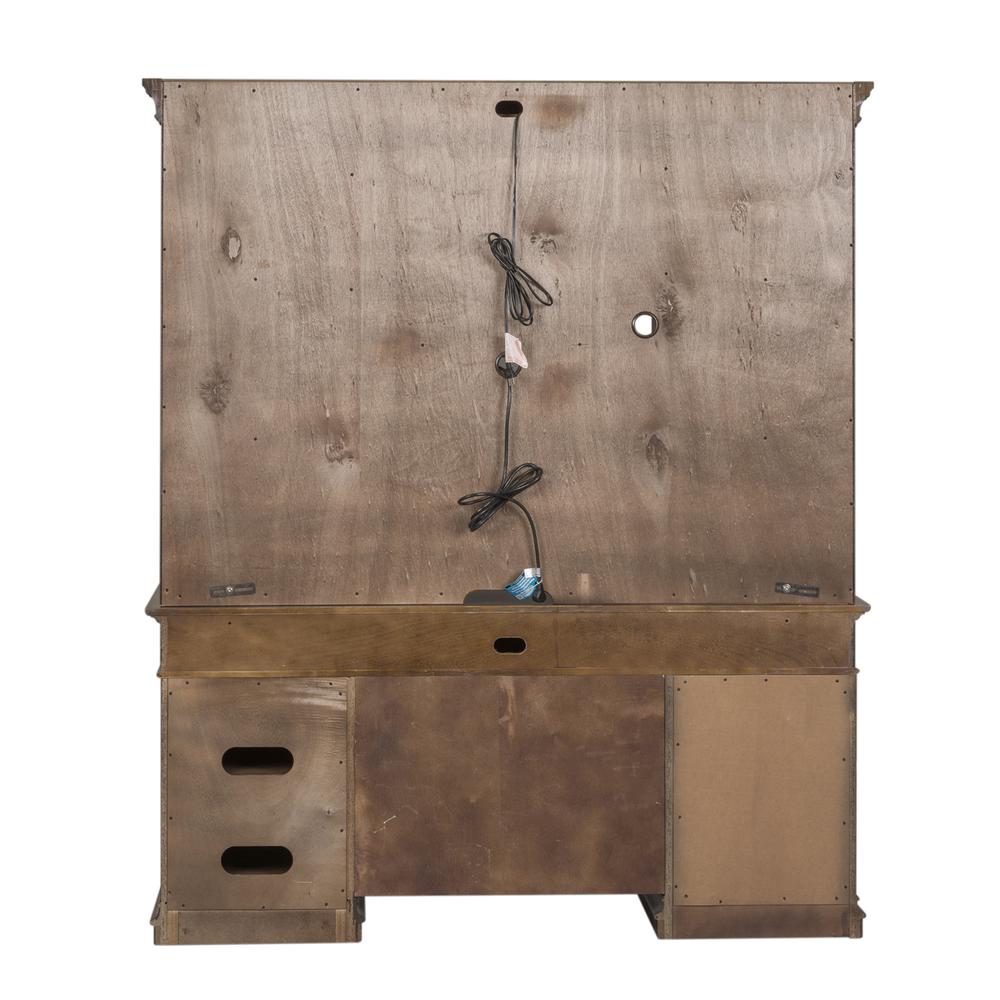 Amelia Jr Executive Credenza Set in Antique Toffee. Picture 6