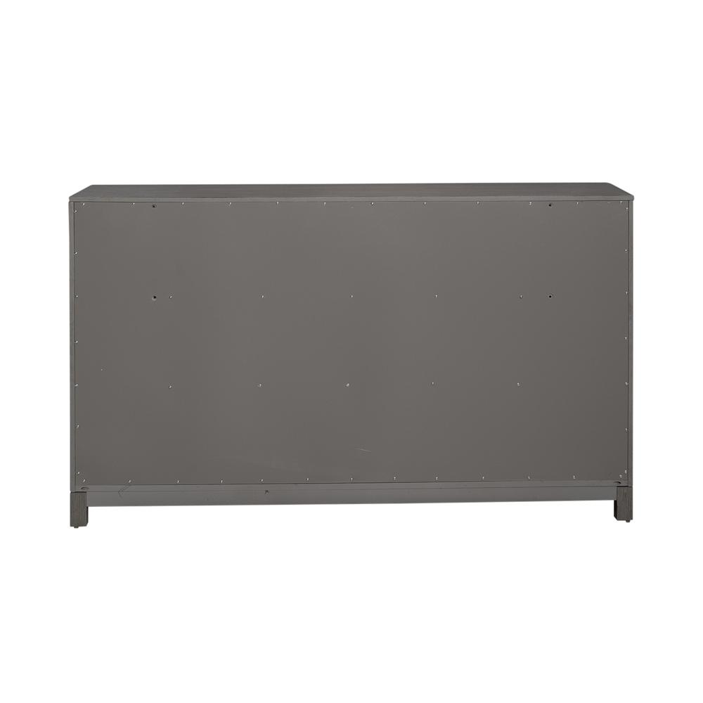 Palmetto Heights 6 Drawer Dresser in Shell White and Driftwood Finish. Picture 3