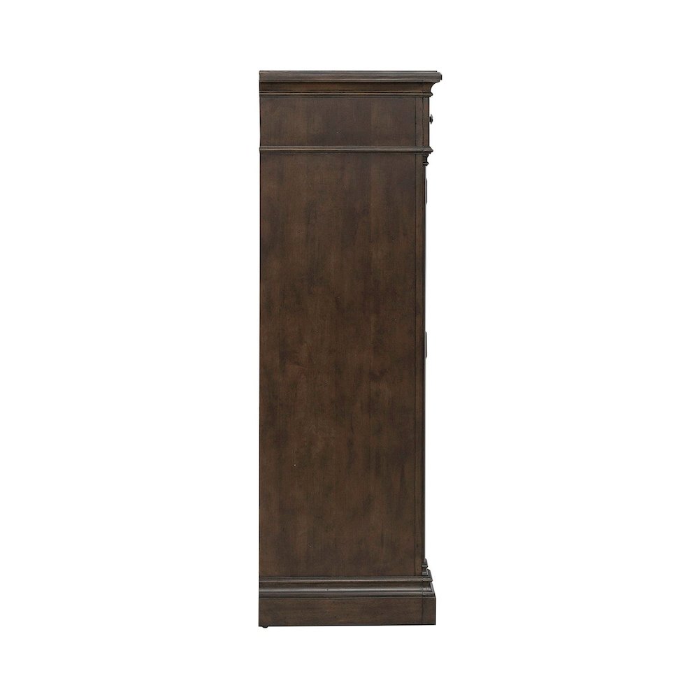 Arden Road 2 Door 10 Drawer Chest for Bedroom - Satin Cherry. Picture 4