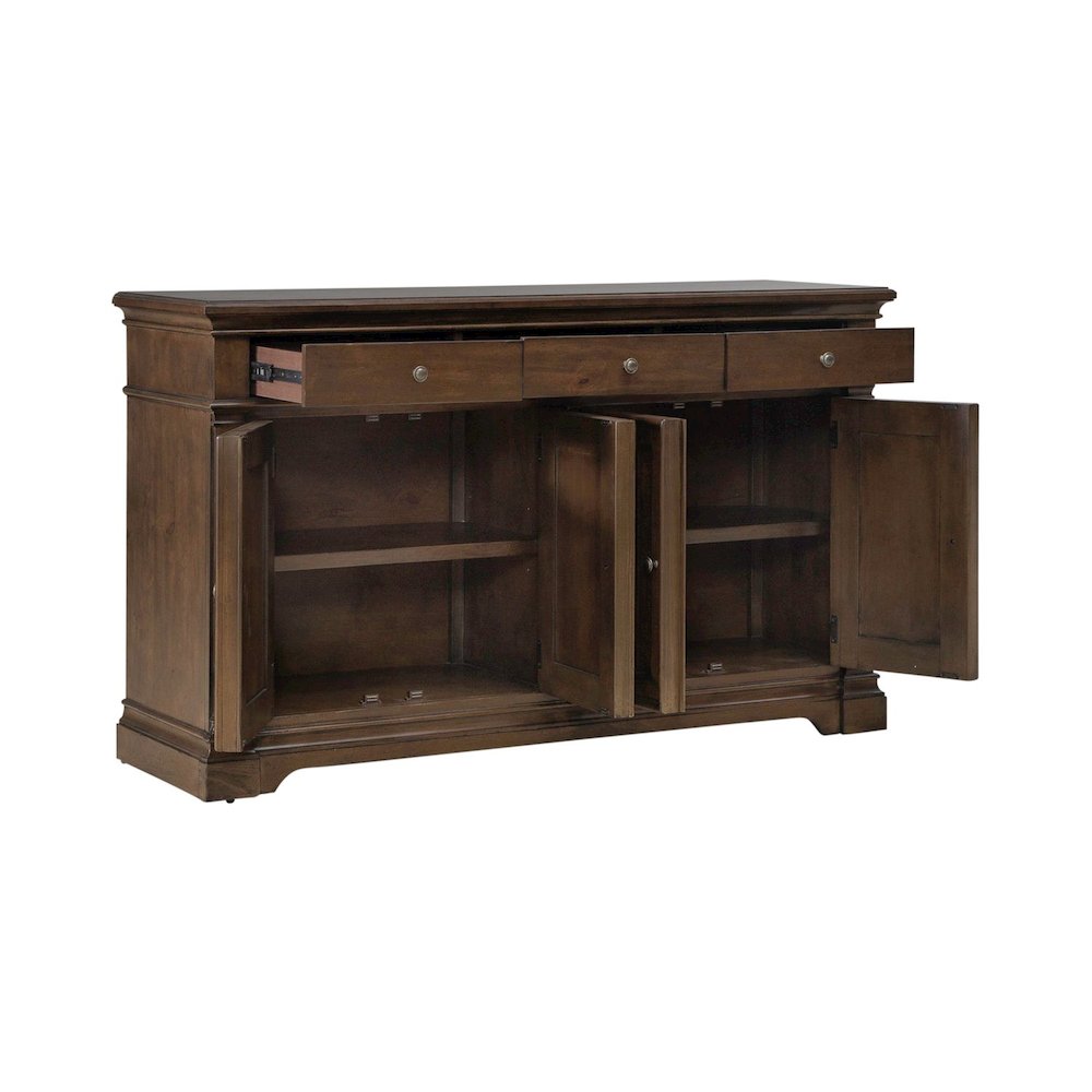 Arden Road Dining Room Buffet  - Satin Cherry. Picture 7