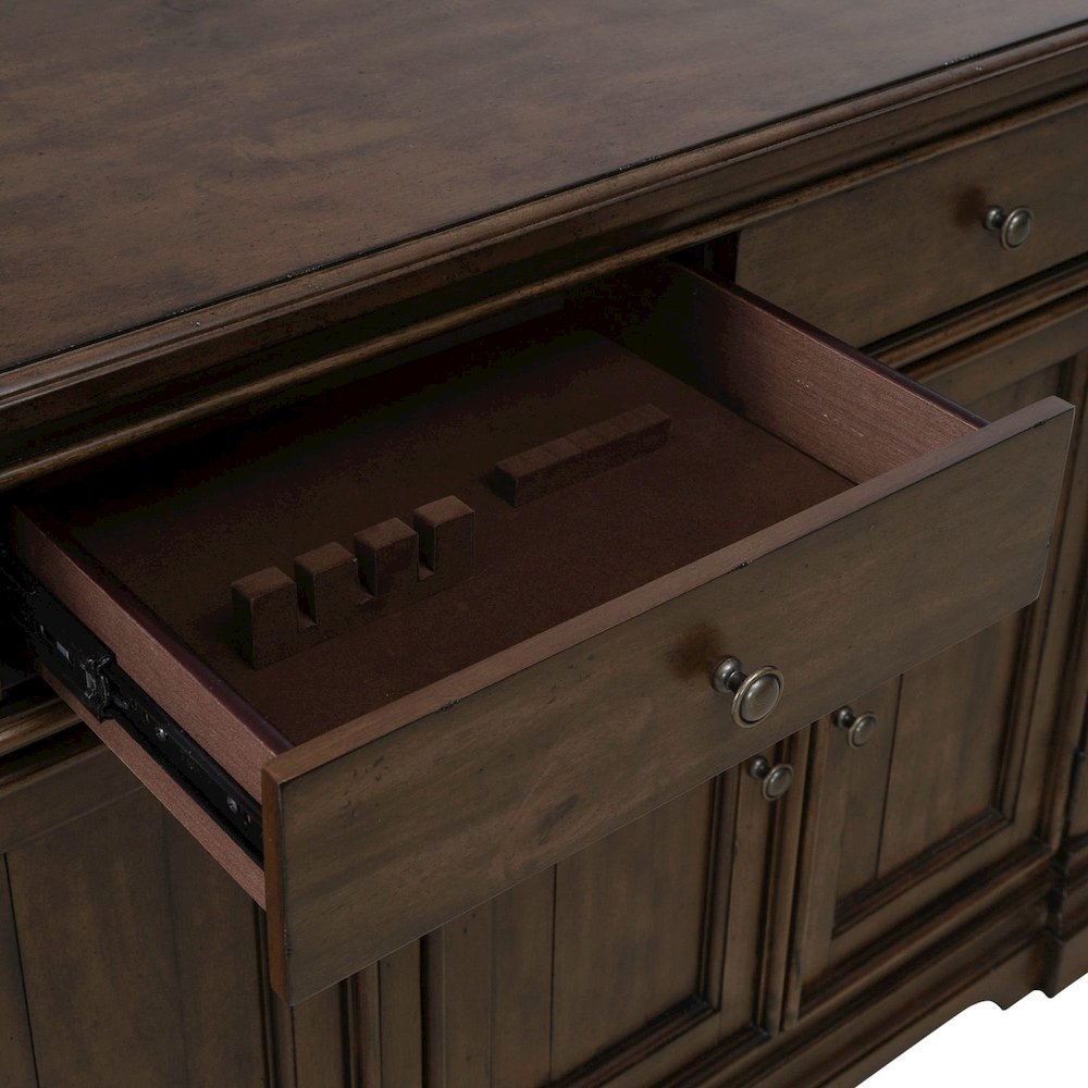 Arden Road Dining Room Buffet  - Satin Cherry. Picture 9