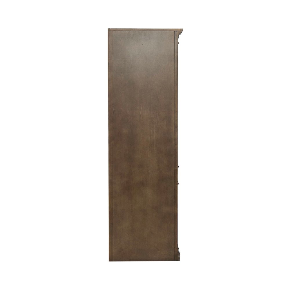 Arden Road Dining Room Corner Cabinet Display - Satin Cherry. Picture 4