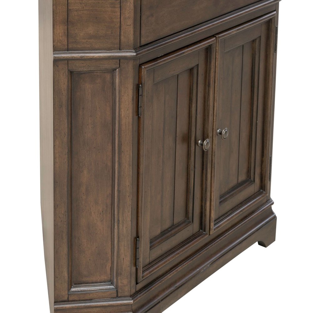 Arden Road Dining Room Corner Cabinet Display - Satin Cherry. Picture 9